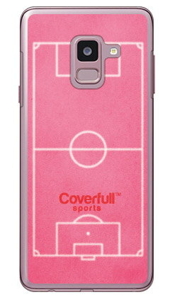 サッカーコート ピンク(クリア) Galaxy Feel2 SC-02L docomo Coverfull スマホケース ハードケース galaxy feel2...