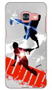 breakin-gray×red×blue design by ARTWORK Galaxy Feel SC-04J docomo Coverfull galaxy feel ケース galaxy feel カバー sc-04j ケース sc-04j カバー sc04jケース sc04jカバー ギャラクシーフィール ケース ギャラクシーフィール 送料無料(2)