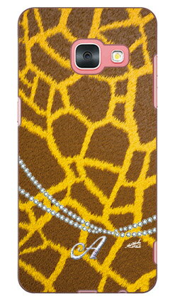 キリン柄イニシャル-A design by ARTWORK Galaxy Feel SC-04J docomo Coverfull galaxy feel ケース galaxy feel カバー sc-04j ケース sc-04j カバー sc04jケース sc04jカバー ギャラクシーフィール ケース ギャラクシーフィール 送料無料