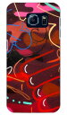CRASH 「Red Camo」 Galaxy S6 SC-05G docomo SECOND SKIN スマホケース ハードケース sc-05g ケース sc...