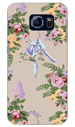 SINDEE 「Lola Flower （ライトブラウン）」 Galaxy S6 SC-05G docomo SECOND SKIN sc-05g ケース sc-05g カバー sc-05gケース sc-05g カバー galaxy s6 ケース galaxy s6 カバー ギャラクシーs6 ケース ギャラクシーs6 カバー ドコモ 送料無料