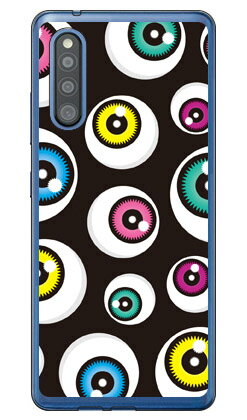 アイズ ブラック （ソフトTPUクリア） Galaxy A41 SC-41A・SCV48 docomo・au YESNO galaxy a41 ケース ギャラクシー Case ギャラクシーa41 Cover スマホケース スマホ カバー スマートフォン galaxya41 ケース CASE ケース スマフォ 送料無料