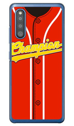 Cf LTD ベースボールユニフォーム レッド×ホワイト （クリア） Galaxy A41 SC-41A・SCV48 docomo・au Coverfull galaxy a41 ケース ギャラクシー Case ギャラクシーa41 Cover スマホケース スマホ カバー スマートフォン galaxya41 ケース CASE 送料無料