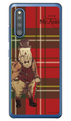 くま （クリア） design by Ringo Galaxy A41 SC-41A・SCV48 docomo・au Coverfull galaxy a41 ケース ギャラクシー Case ギャラクシーa41 Cover スマホケース スマホ カバー スマートフォン galaxya41 ケース CASE ケース スマフォ 送料無料
