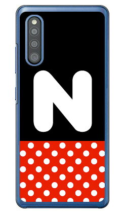 Cf LTD ガール イニシャル N （クリア） Galaxy A41 SC-41A・SCV48 docomo・au Coverfull galaxy a41 ケース ギャラクシー Case ギャラクシーa41 Cover スマホケース スマホ カバー スマートフォン galaxya41 ケース CASE ケース スマフォ 送料無料