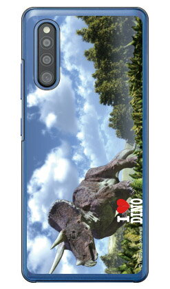 Dinosaur Design 恐竜デザインシリーズ 「トリケラトプス」 （クリア） Galaxy A41 SC-41A・SCV48 docomo・au galaxy a41 ケース ギャラクシー Case ギャラクシーa41 Cover スマホケース スマホ カバー スマートフォン galaxya41 ケース 送料無料