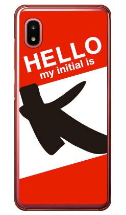 Rakuten - Cf LTD ハローイニシャル K レッド （クリア） Galaxy A21 SC-42A・A21 シンプル SCV49 docomo・au Coverfull sc42a ケース sc42a カバー galaxy a21 sc-42a ケース galaxy a21 sc-42a カバー galaxy a21 ケース galaxy a21 カバー 送料無料