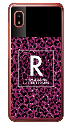 Cf LTD ヒョウ柄 ネイルボトル イニシャル R ピンク （クリア） Galaxy A21 SC-42A・A21 シンプル SCV49 docomo・au Coverfull sc42a ケース sc42a カバー galaxy a21 sc-42a ケース galaxy a21 sc-42a カバー galaxy a21 ケース galaxy a21 送料無料