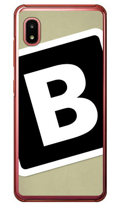 乐天商城 - Cf LTD キャンプ イニシャル ベージュ×ブラック B （クリア） Galaxy A21 SC-42A・A21 シンプル SCV49 docomo・au Coverfull sc42a ケース sc42a カバー galaxy a21 sc-42a ケース galaxy a21 sc-42a カバー galaxy a21 ケース galaxy a21 送料無料