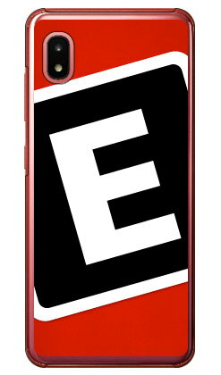 樂天商城 - Cf LTD キャンプ イニシャル レッド×ブラック E （クリア） Galaxy A21 SC-42A・A21 シンプル SCV49 docomo・au Coverfull sc42a ケース sc42a カバー galaxy a21 sc-42a ケース galaxy a21 sc-42a カバー galaxy a21 ケース galaxy a21 カバー 送料無料