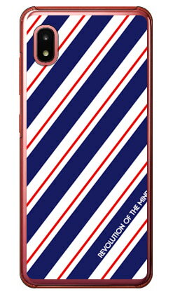 ROTM Stripe ネイビー (クリア) design by ROTM Galaxy A21 SC-42A・A21 シンプル SCV49 docomo・au SECOND SKIN sc42a ケース sc42a カバー galaxy a21 sc-42a ケース galaxy a21 sc-42a カバー galaxy a21 ケース galaxy a21 カバー 送料無料