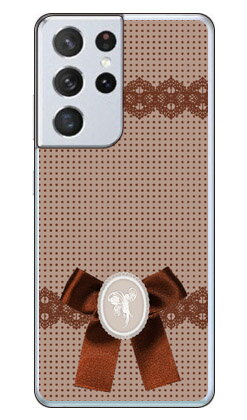 樂天商城 - ドット×カメオ ブラウン （クリア） Galaxy S21 Ultra 5G SC-52B docomo Coverfull sc-52b ケース sc-52b カバー sc 52b ケース sc 52b カバー sc52b ケース sc52b カバー sc52bケース sc52bカバー galaxy s21 ultra 5g ケース galaxy 送料無料