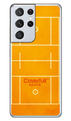 男子ラクロスコート オレンジ (クリア) Galaxy S21 Ultra 5G SC-52B docomo Coverfull sc-52b ケース..