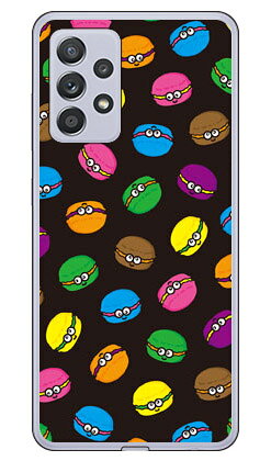 Rakuten - マカロンズ ブラック （クリア） Galaxy A52 5G SC-53B docomo YESNO スマホケース ハードケース sc53b ケース sc53b カバー galaxy a52 5g sc-53b ケース galaxy a52 5g sc-53b カバー galaxy a52 5g ケース galaxy a52 5g カバー 送料無料