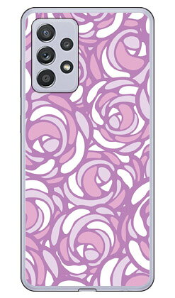 樂天商城 - ローズポップ パステルパープル （クリア） Galaxy A52 5G SC-53B docomo YESNO ハードケース sc53b ケース sc53b カバー galaxy a52 5g sc-53b ケース galaxy a52 5g sc-53b カバー galaxy a52 5g ケース galaxy a52 5g カバー 送料無料