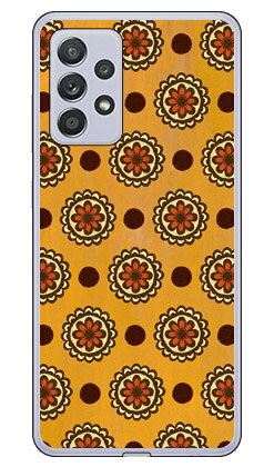 フラワースポット オレンジ （クリア） Galaxy A52 5G SC-53B docomo Coverfull ハードケース sc53b ケース sc53b カバー galaxy a52 5g sc-53b ケース galaxy a52 5g sc-53b カバー galaxy a52 5g ケース galaxy a52 5g カバー 送料無料(2.0)