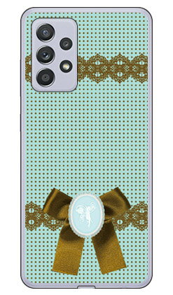 ドット×カメオ グリーン （クリア） Galaxy A52 5G SC-53B docomo Coverfull スマホケース ハードケース sc53b ケース sc53b カバー galaxy a52 5g sc-53b ケース galaxy a52 5g sc-53b カバー galaxy a52 5g ケース galaxy a52 5g カバー 送料無料