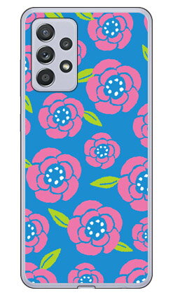 サザンフラワー ブルー (クリア) Galaxy A52 5G SC-53B docomo Coverfull スマホケース ハードケース sc53b ケース sc53b カバー galaxy a52 5g sc-53b ケース galaxy a52 5g sc-53b カバー galaxy a52 5g ケース galaxy a52 5g カバー 送料無料