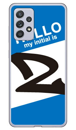 乐天商城 - Cf LTD ハローイニシャル Z ブルー （クリア） Galaxy A52 5G SC-53B docomo Coverfull ハードケース sc53b ケース sc53b カバー galaxy a52 5g sc-53b ケース galaxy a52 5g sc-53b カバー galaxy a52 5g ケース galaxy a52 5g カバー 送料無料