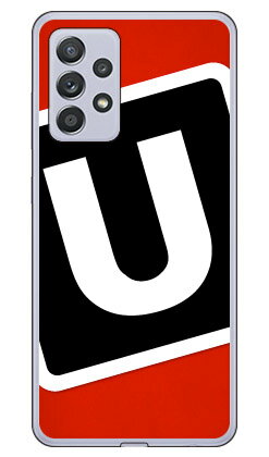 樂天商城 - Cf LTD キャンプ イニシャル レッド×ブラック U （クリア） Galaxy A52 5G SC-53B docomo Coverfull sc53b ケース sc53b カバー galaxy a52 5g sc-53b ケース galaxy a52 5g sc-53b カバー galaxy a52 5g ケース galaxy a52 5g カバー 送料無料
