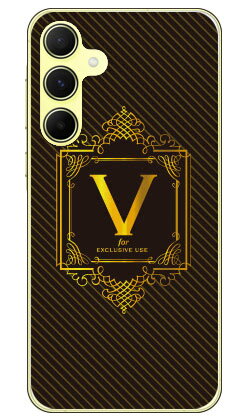 乐天商城 - Cf LTD ラグジュアリーイニシャル V ゴールドイエロー (クリア) Galaxy A55 5G SC-53E SCG27 Coverfull 本体 保護 ハードケース スマホカバー　送料無料