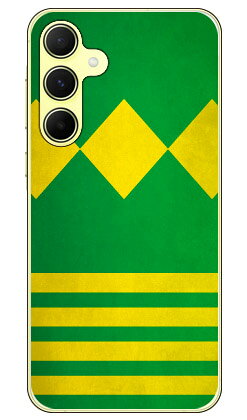 樂天商城 - Cf LTD ダービーコレクション 競馬 騎手 勝負服 【13】 緑・黄菱山形・袖黄縦縞 (クリア) Galaxy A55 5G SC-53E SCG27 Coverfull 本体 保護 ハードケース スマホカバー　送料無料