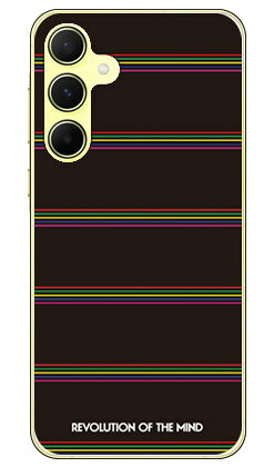 Multi border ブラック (クリア) design by ROTM Galaxy A55 5G SC-53E SCG27 SECOND SKIN 本体 保護 ハードケース スマホカバー　送料無料