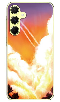 樂天商城 - Cf LTD 空シリーズ 夏の空 夕焼け (クリア) Galaxy A55 5G SC-53E SCG27 Coverfull 本体 保護 ハードケース スマホカバー　送料無料