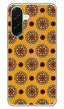 Rakuten - フラワースポット オレンジ (クリア) Galaxy A36 5G SC-54F SM-A366Q Coverfull 本体 保護 ハードケース スマホカバー　送料無料