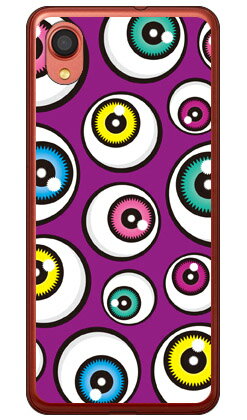 アイズ パープル （ソフトTPUクリア） Galaxy A22 5G SC-56B docomo YESNO イエスノー 平面 受注生産 スマホケース ソフトケースgalaxy a22 sc-56b ケース galaxy a22 sc-56b カバー galaxy a22 ケース galaxy a22 カバー ギャラクシーエー22ケース 送料無料