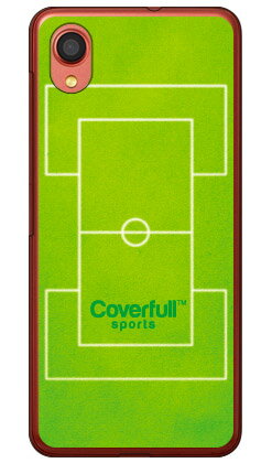 ドッジボールコート グリーン (クリア) Galaxy A22 5G SC-56B docomo Coverfull カバフル 平面 受注生産 スマホケース ハ...
