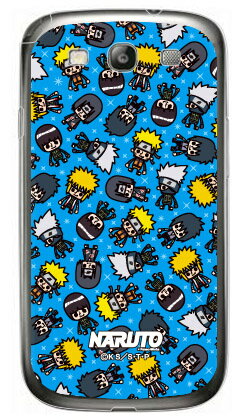 ナルト疾風伝シリーズ NARUTO×PansonWorks オールスターズ （ブルー） （クリア） / for GALAXY S III α SC-03E/docomo 【平面】【受注生産】【スマホケース】【ハードケース】GALAXY S3 α カバー ギャラクシーS3α カバー Cover