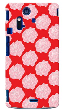 【送料無料】 ローズ レッド / for Xperia acro SO-02C/docomo 【SECOND SKIN】【受注生産】【スマホケース】【ハードケース】xperia acro ケース カバー エクスペリア アクロ エクスぺリア Case Cover スマートフォンケース スマホケース