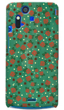 【送料無料】 ローズドット グリーン / for Xperia acro SO-02C/docomo 【Coverfull】【全面】【スマホケース】【ハードケース】xperia acro ケース カバー エクスペリア アクロ エクスぺリア Case Cover スマートフォンケース スマホケース