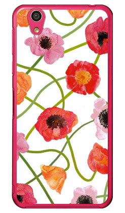 Cf LTD スタンダード クロスフラワー （クリア） AQUOS EVER SH-02J・U SHV37・SH-M04・L・L2 UQ mobile docomo・au・MVNOスマホ（SIMフリー端末） Coverfull sh-02j ケース sh-02j カバー shv37 ケース 送料無料