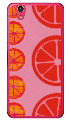 オレンジフルーツ ピンク （クリア） AQUOS EVER SH-02J・U SHV37・SH-M04・L・L2 UQ mobile docomo・au・MVNOスマホ（SIMフリー端末） Coverfull sh-02j ケース sh-02j カバー shv37 ケース shv37 カバー sh-m04 ケース sh-m04 送料無料