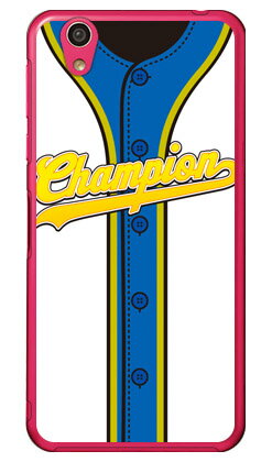 Cf LTD ベースボールユニフォーム ホワイト×ブルーゴールド （クリア） AQUOS EVER SH-02J・U SHV37・SH-M04・L・L2 UQ mobile docomo・au・MVNOスマホ（SIMフリー端末） Coverfull sh-02j ケース sh-02j カバー shv37 ケース shv37 送料無料