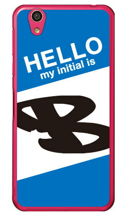 Cf LTD ハローイニシャル B ブルー （クリア） AQUOS EVER SH-02J・U SHV37・SH-M04・L・L2 UQ mobile docomo・au・MVNOスマホ（SIMフリー端末） Coverfull sh-02j ケース sh-02j カバー shv37 ケース shv37 カバー sh-m04 ケース 送料無料