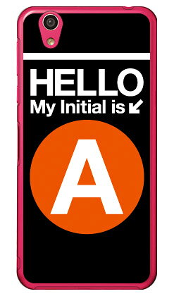 Cf LTD サブウェイイニシャル A オレンジ （クリア） AQUOS EVER SH-02J・U SHV37・SH-M04・L・L2 UQ mobile docomo・au・MVNOスマホ（SIMフリー端末） Coverfull sh-02j ケース sh-02j カバー shv37 ケース shv37 カバー sh-m04 送料無料