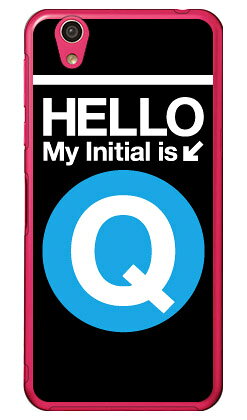 Cf LTD サブウェイイニシャル Q サックスブルー （クリア） AQUOS EVER SH-02J・U SHV37・SH-M04・L・L2 UQ mobile docomo・au・MVNOスマホ（SIMフリー端末） Coverfull sh-02j ケース sh-02j カバー shv37 ケース shv37 カバー 送料無料