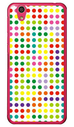 ドット ホワイトマルチ （クリア） AQUOS EVER SH-02J・U SHV37・SH-M04・L・L2 UQ mobile docomo・au・MVNOスマホ（SIMフリー端末） YESNO sh-02j ケース sh-02j カバー shv37 ケース shv37 カバー sh-m04 ケース sh-m04 カバー 送料無料