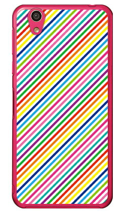 レインボーストライプ ホワイト （クリア） AQUOS EVER SH-02J・U SHV37・SH-M04・L・L2 UQ mobile docomo・au・MVNOスマホ（SIMフリー端末） YESNO sh-02j ケース sh-02j カバー shv37 ケース shv37 カバー sh-m04 ケース sh-m04 送料無料