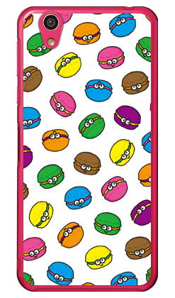 マカロンズ ホワイト （クリア） AQUOS EVER SH-02J・U SHV37・SH-M04・L・L2 UQ mobile docomo・au・MVNOスマホ（SIMフリー端末） YESNO sh-02j ケース sh-02j カバー shv37 ケース shv37 カバー sh-m04 ケース sh-m04 カバー 送料無料