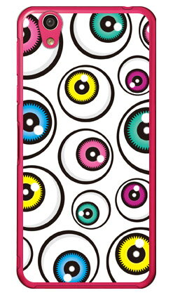 アイズ ホワイト （クリア） AQUOS EVER SH-02J・U SHV37・SH-M04・L・L2 UQ mobile docomo・au・MVNOスマホ（SIMフリー端末） YESNO sh-02j ケース sh-02j カバー shv37 ケース shv37 カバー sh-m04 ケース sh-m04 カバー 送料無料