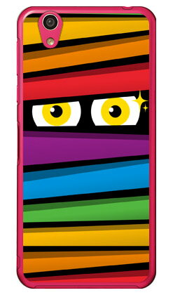 ミイラくん クレイジーレインボー （クリア） AQUOS EVER SH-02J・U SHV37・SH-M04・L・L2 UQ mobile docomo・au・MVNOスマホ（SIMフリー端末） YESNO sh-02j ケース sh-02j カバー shv37 ケース shv37 カバー sh-m04 ケース sh-m04 送料無料