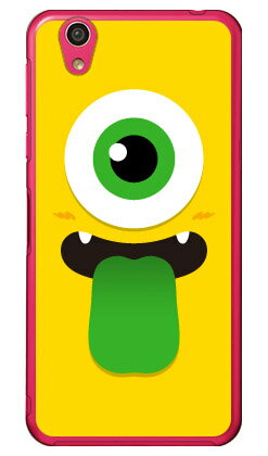 ひとつめくん イエロー （クリア） AQUOS EVER SH-02J・U SHV37・SH-M04・L・L2 UQ mobile docomo・au・MVNOスマホ（SIMフリー端末） YESNO sh-02j ケース sh-02j カバー shv37 ケース shv37 カバー sh-m04 ケース sh-m04 カバー 送料無料