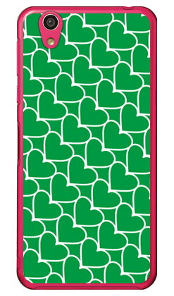 ハートストライプ グリーン×ホワイト （クリア） AQUOS EVER SH-02J・U SHV37・SH-M04・L・L2 UQ mobile docomo・au・MVNOスマホ（SIMフリー端末） SECOND SKIN sh-02j ケース sh-02j カバー shv37 ケース shv37 カバー sh-m04 送料無料