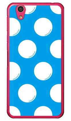 ドットフライ ブルー×ホワイト （クリア） AQUOS EVER SH-02J・U SHV37・SH-M04・L・L2 UQ mobile docomo・au・MVNOスマホ（SIMフリー端末） SECOND SKIN sh-02j ケース sh-02j カバー shv37 ケース shv37 カバー sh-m04 ケース 送料無料