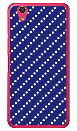 ドットストライプ ネイビー×ホワイト （クリア） AQUOS EVER SH-02J・U SHV37・SH-M04・L・L2 UQ mobile docomo・au・MVNOスマホ（SIMフリー端末） SECOND SKIN sh-02j ケース sh-02j カバー shv37 ケース shv37 カバー sh-m04 送料無料