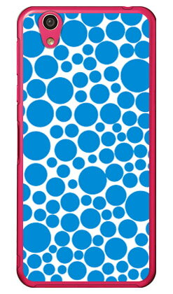 バブルドット ホワイト×ブルー （クリア） AQUOS EVER SH-02J・U SHV37・SH-M04・L・L2 UQ mobile docomo・au・MVNOスマホ（SIMフリー端末） SECOND SKIN sh-02j ケース sh-02j カバー shv37 ケース shv37 カバー sh-m04 ケース 送料無料